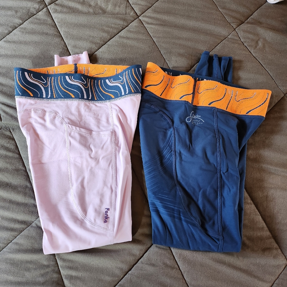 2 pair of Fanka leggings . Never worn